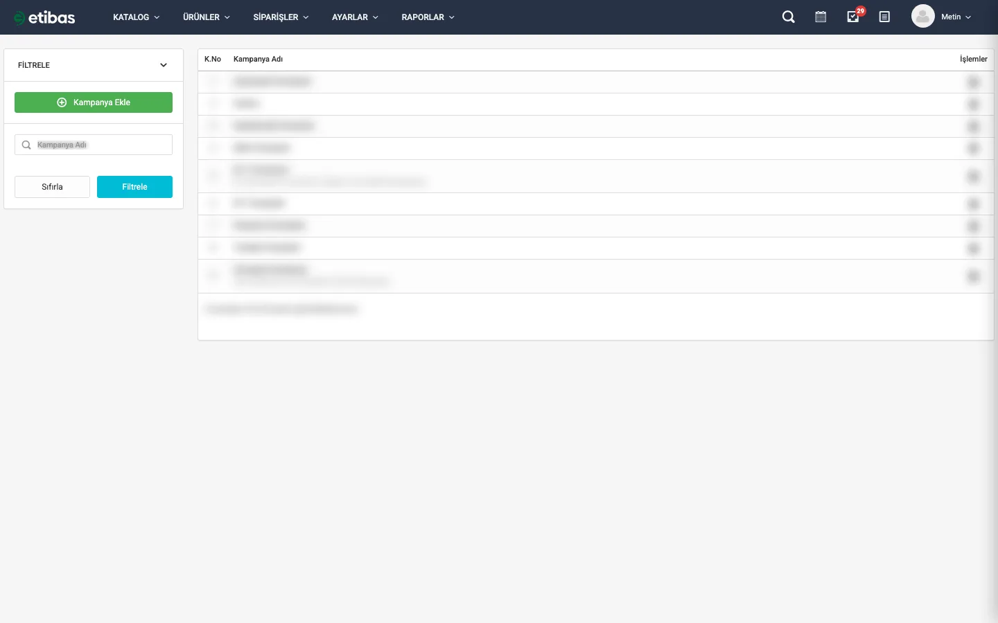 Fiyat Stratejileri listesi