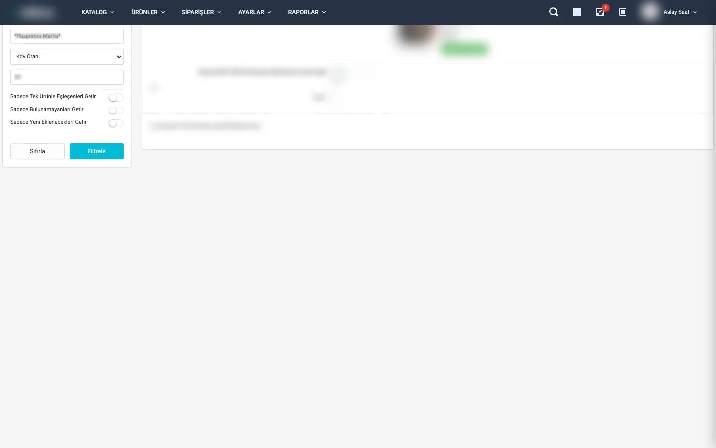 Pazarama eşleşme detayı